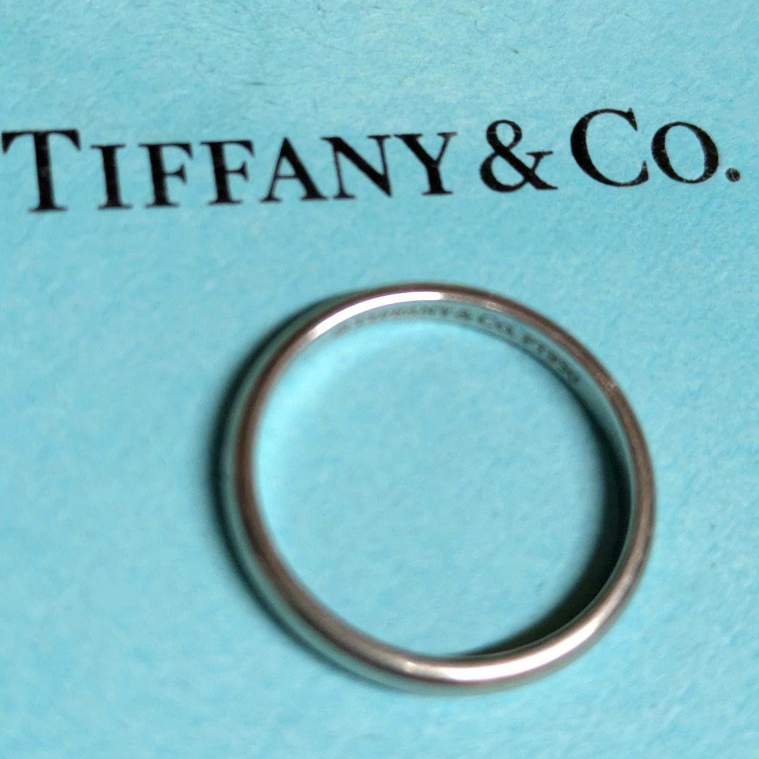 お値下げ【三越高松】ティファニー Tiffany & Co. プラチナリング５号