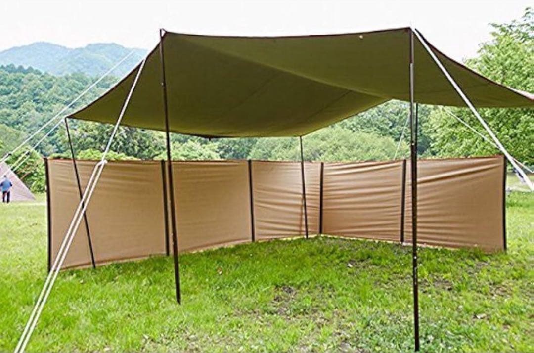 廃盤　陣幕ワイド　TM-WMN2 テントマーク　TCコットン　テンマクデザイン