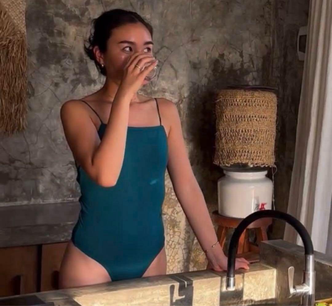 sisandy シサンディ　SISANDI MIES ダークグリーン 水着