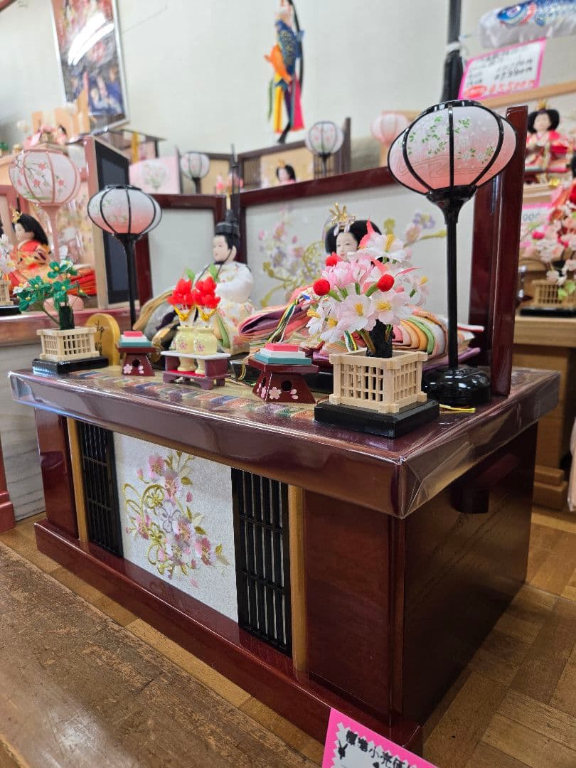 【展示品限り】雛人形　収納飾り　※閉店セール　8