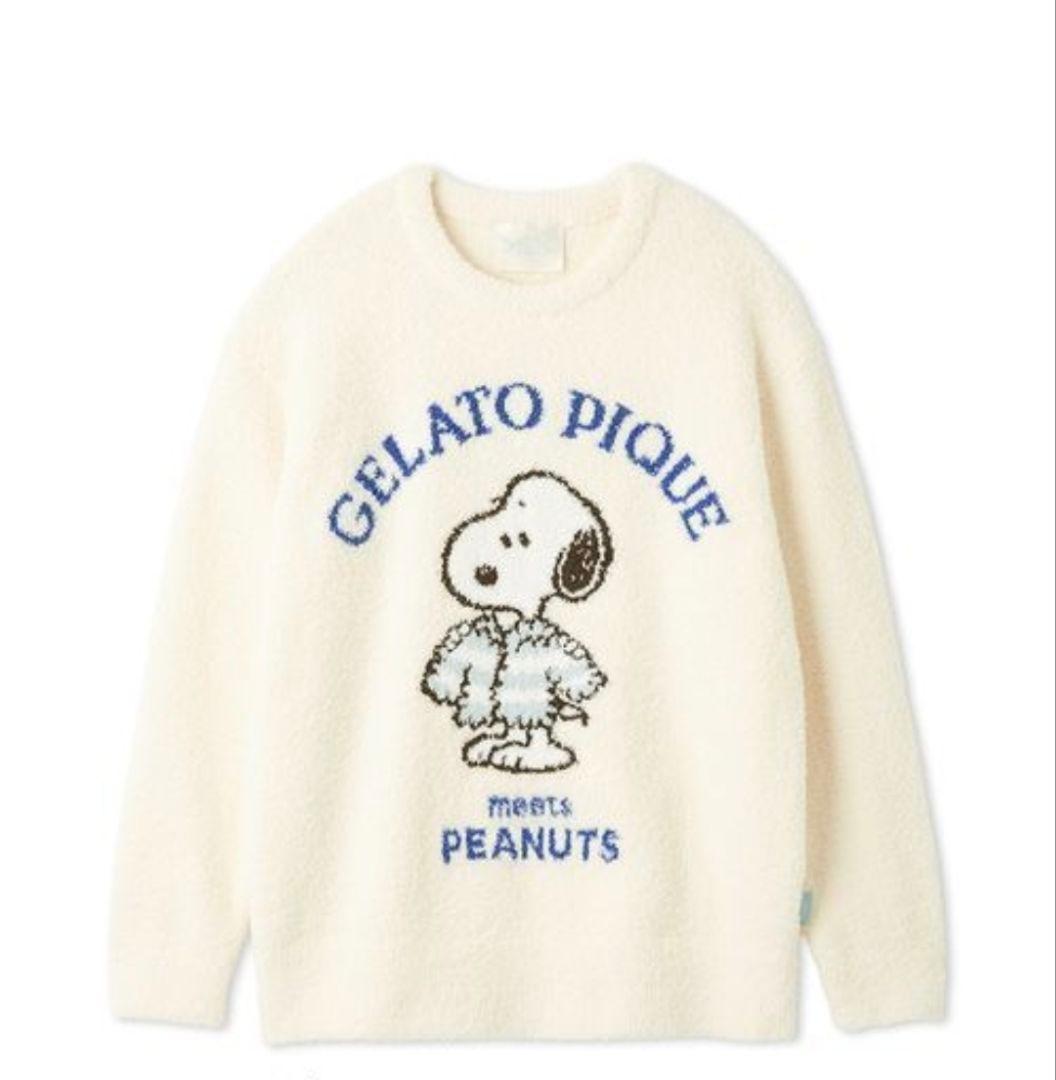 ジェラートピケ【スヌーピー】オリジナルアートプルオーバー