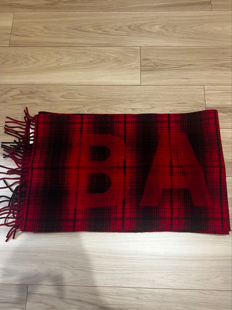 BALENCIAGA チェック　マフラー