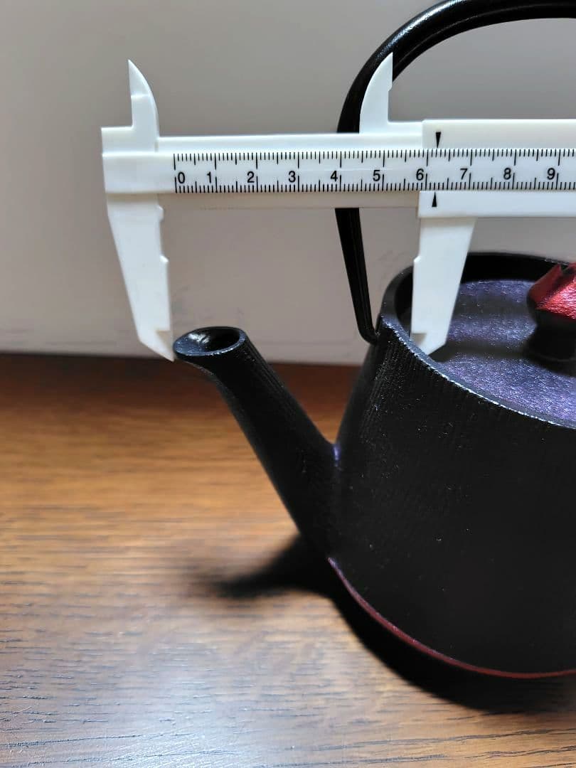 (株)及富　南部鉄器製 黒急須 ステンレスフィルター付き