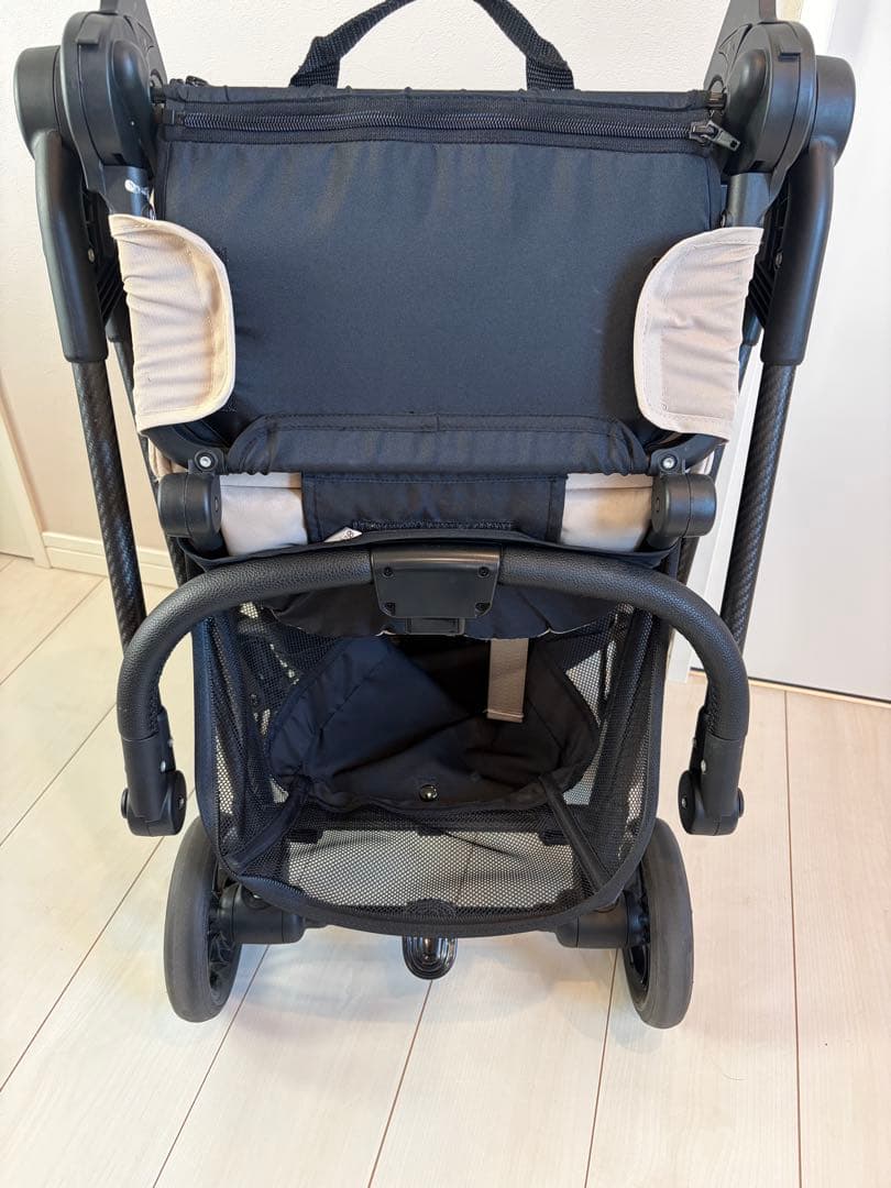 サイベックスメリオカーボン2022　ベージュ　レインカバー&ドリンクホルダー付