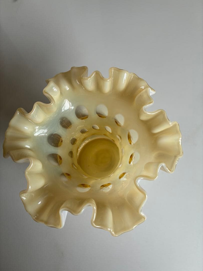 フェントン　Fenton 花瓶　ハニーサックル　ドット　レア