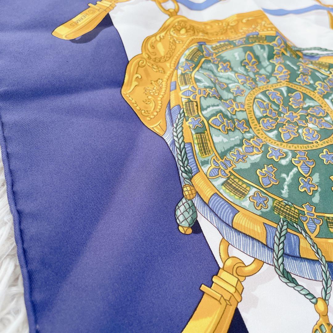 美品　エルメス　カレ90 スカーフ　エルメスの思い出　正規品　シルク