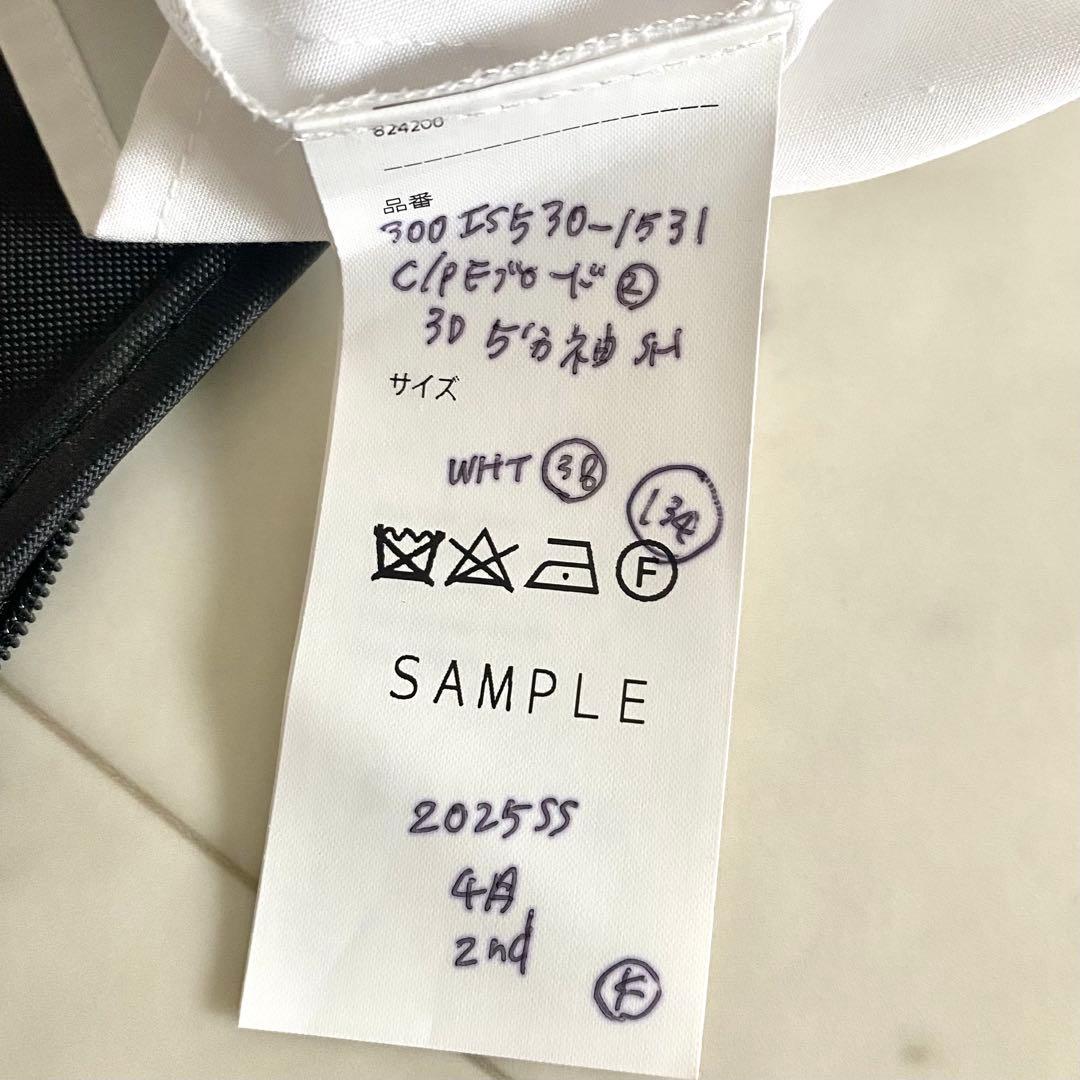 美品 エンフォルド ENFOLD ハーフスリーブシャツ ホワイト 38