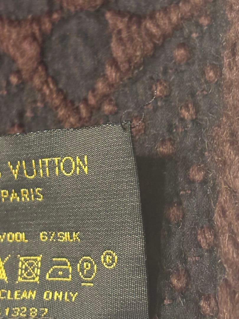 Louis Vuitton ブラウン マフラー