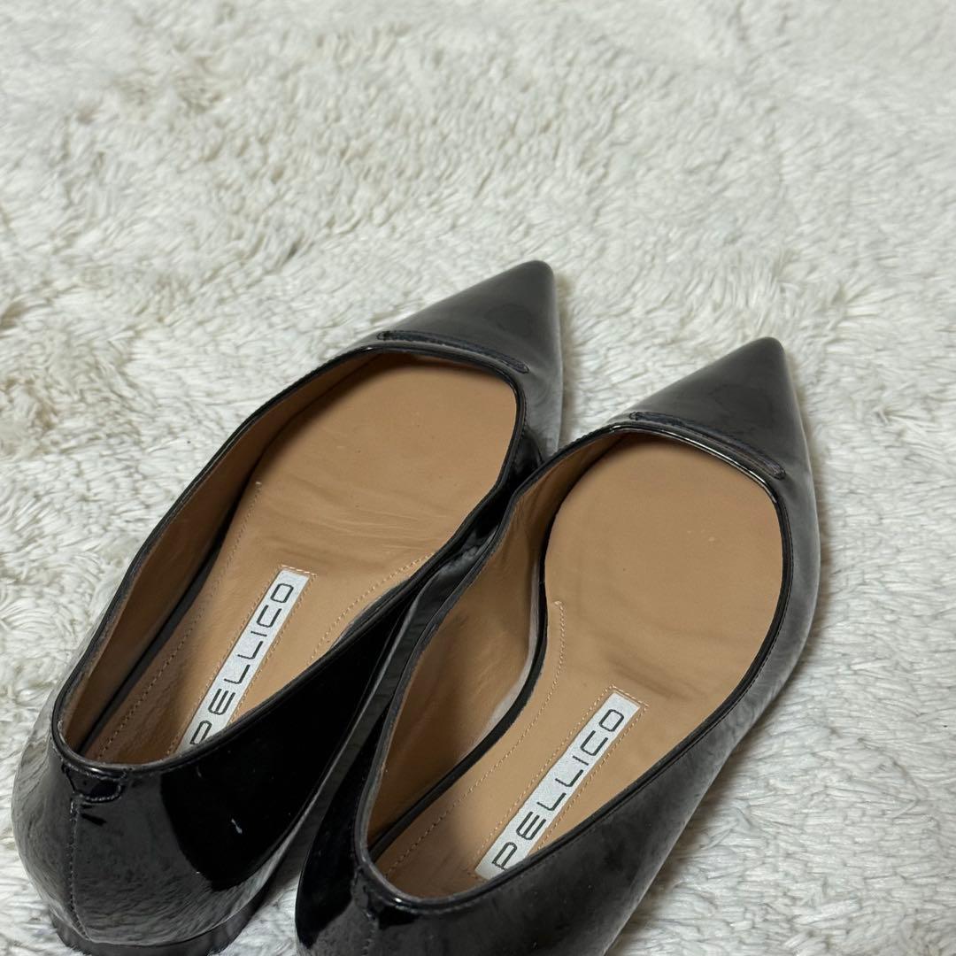 ⭐️未使用級⭐️　PELLICO　アネッリ　フラットシューズ　パンプス　ブラック