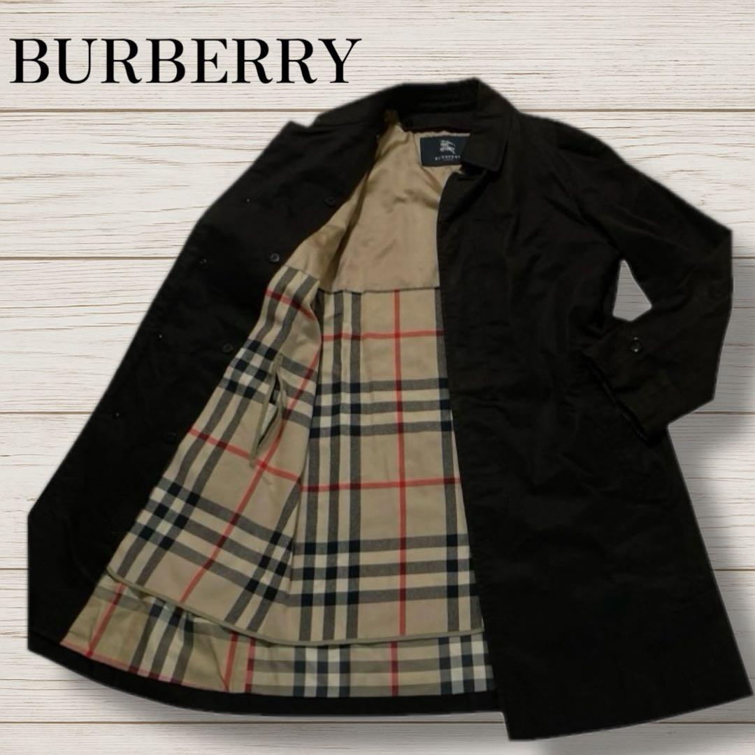20%引　希少 BURBERRY LONDON ステンカラーコート ノバチェック