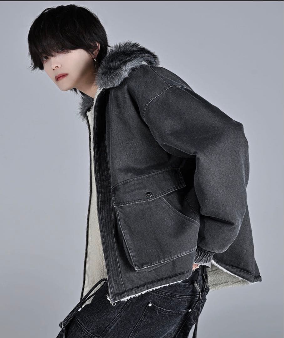 ADRER ザB-3リバーシブルファーブルゾン（XS）