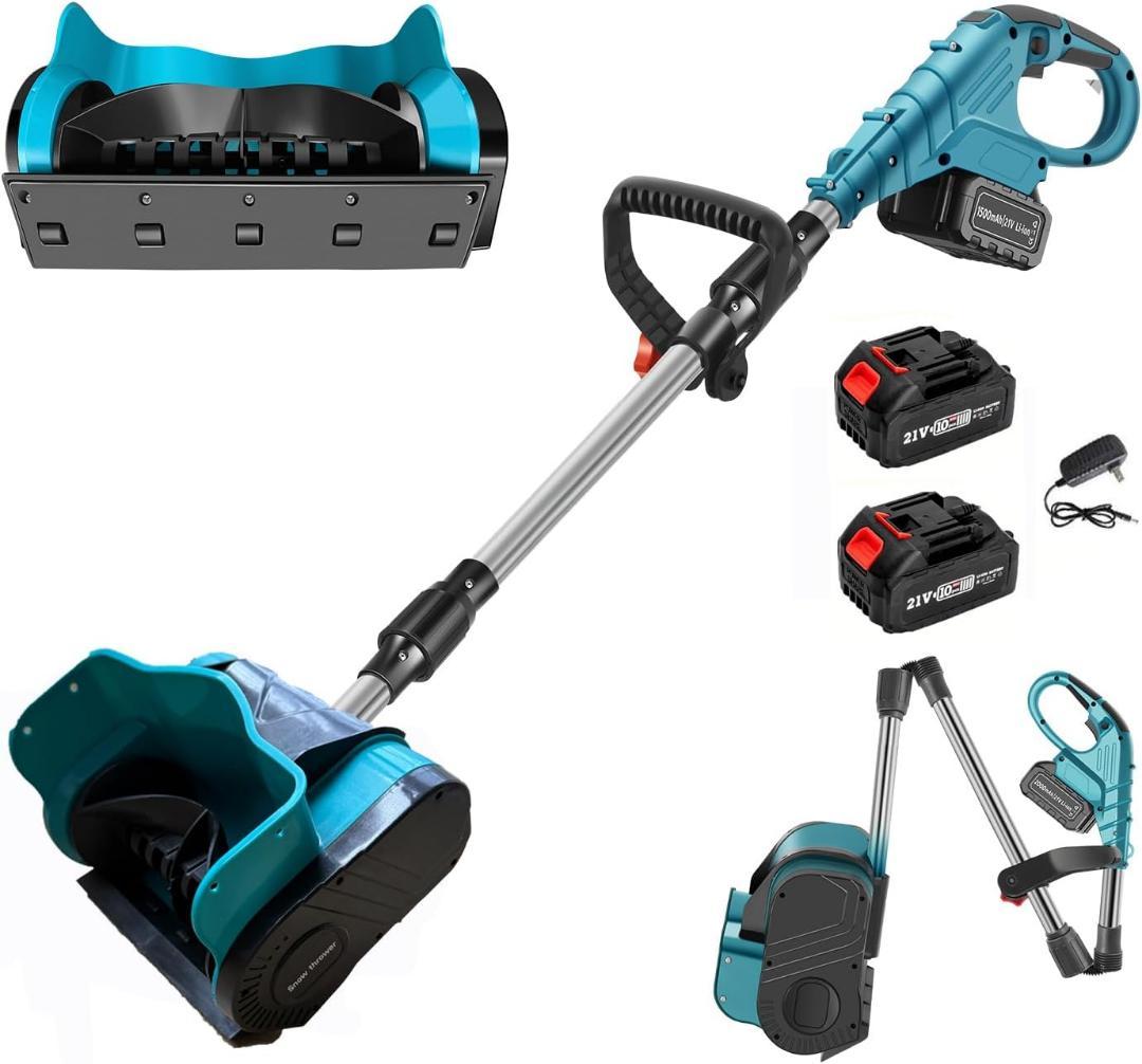 電動除雪機 電動スノーショベル 33cm除雪幅 高さは16cm 投雪距離8M