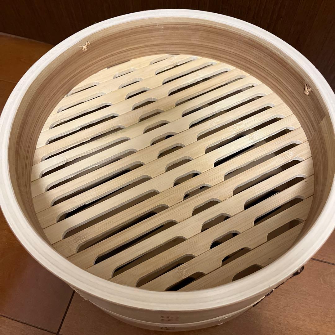 横浜中華街　調理器具　照宝　セイロ蒸し 30㎝　　杉上製せいろ