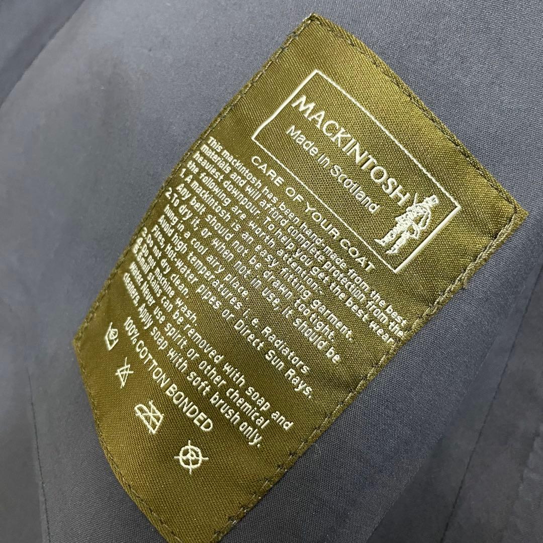 美品✨希少42サイズ マッキントッシュ ダンケルド ゴム引き ステンカラーコート