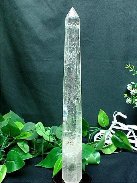 333mmAAA級☆天然水晶六角柱 B84B2/190B29A