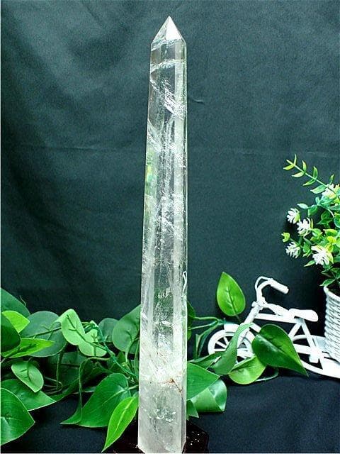 333mmAAA級☆天然水晶六角柱 B84B2/190B29A