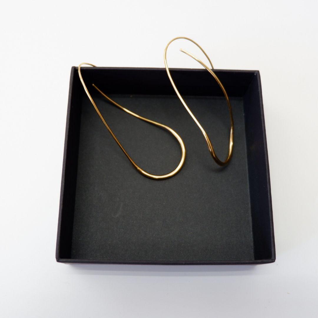 BAR Jewellery DRIFT ドロップピアス　ゴールド　ドリフトピアス