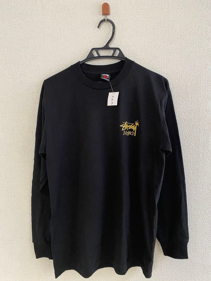 タグ付き old stussy ミラノ店オープン記念 ロンT Mサイズ