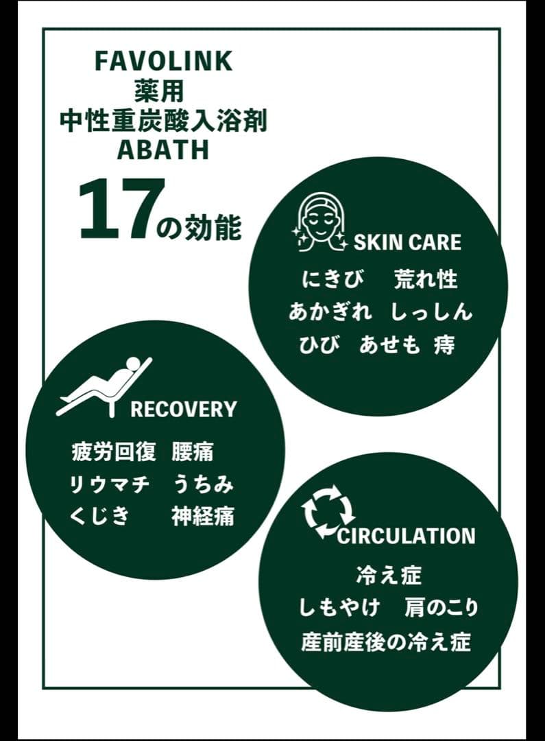 【薬用入浴剤】 安井友梨監修 薬用 中性 重炭酸 入浴剤 ABATH 未開封4個