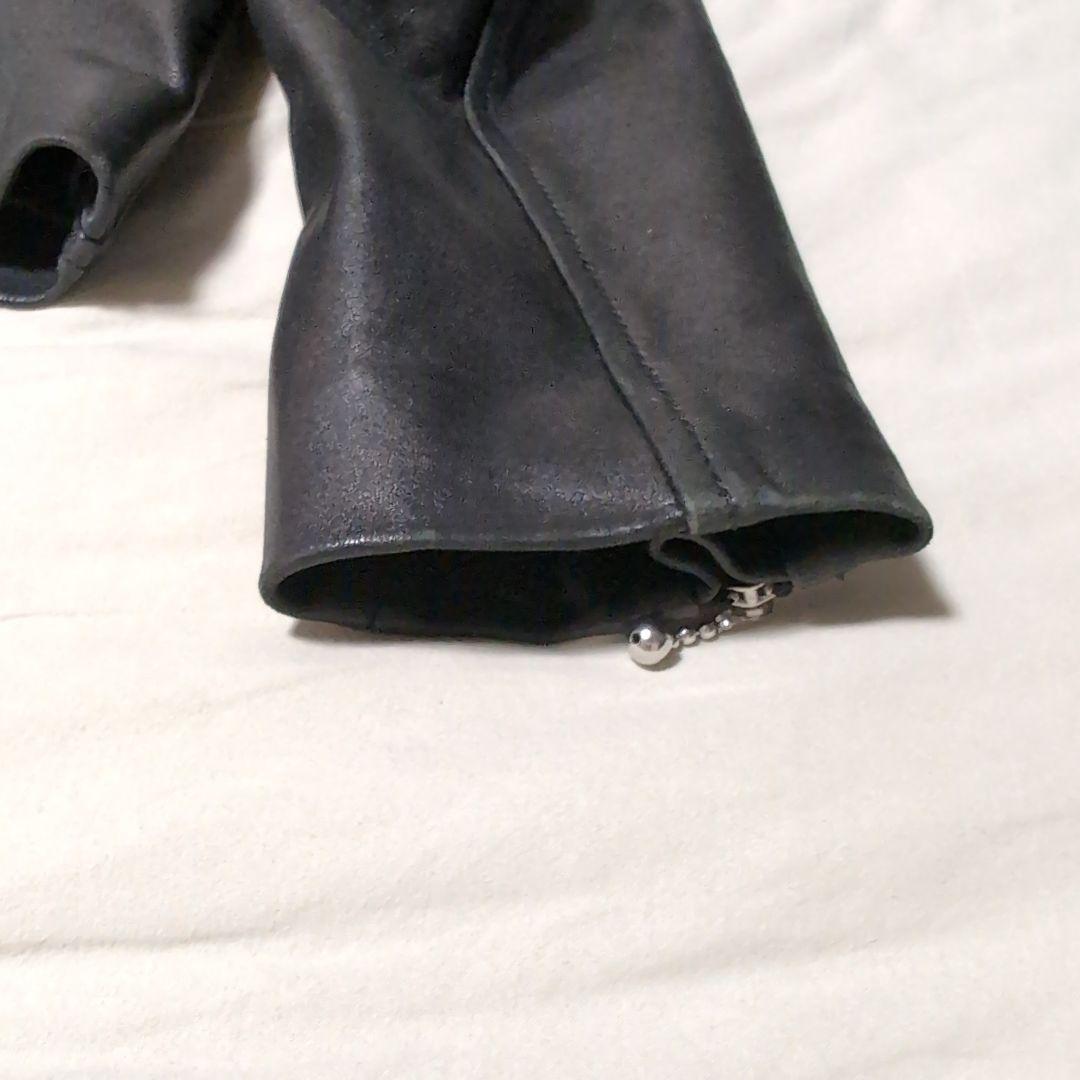 niko and . ニコアンド シープレザー ライダースジャケット Lサイズ