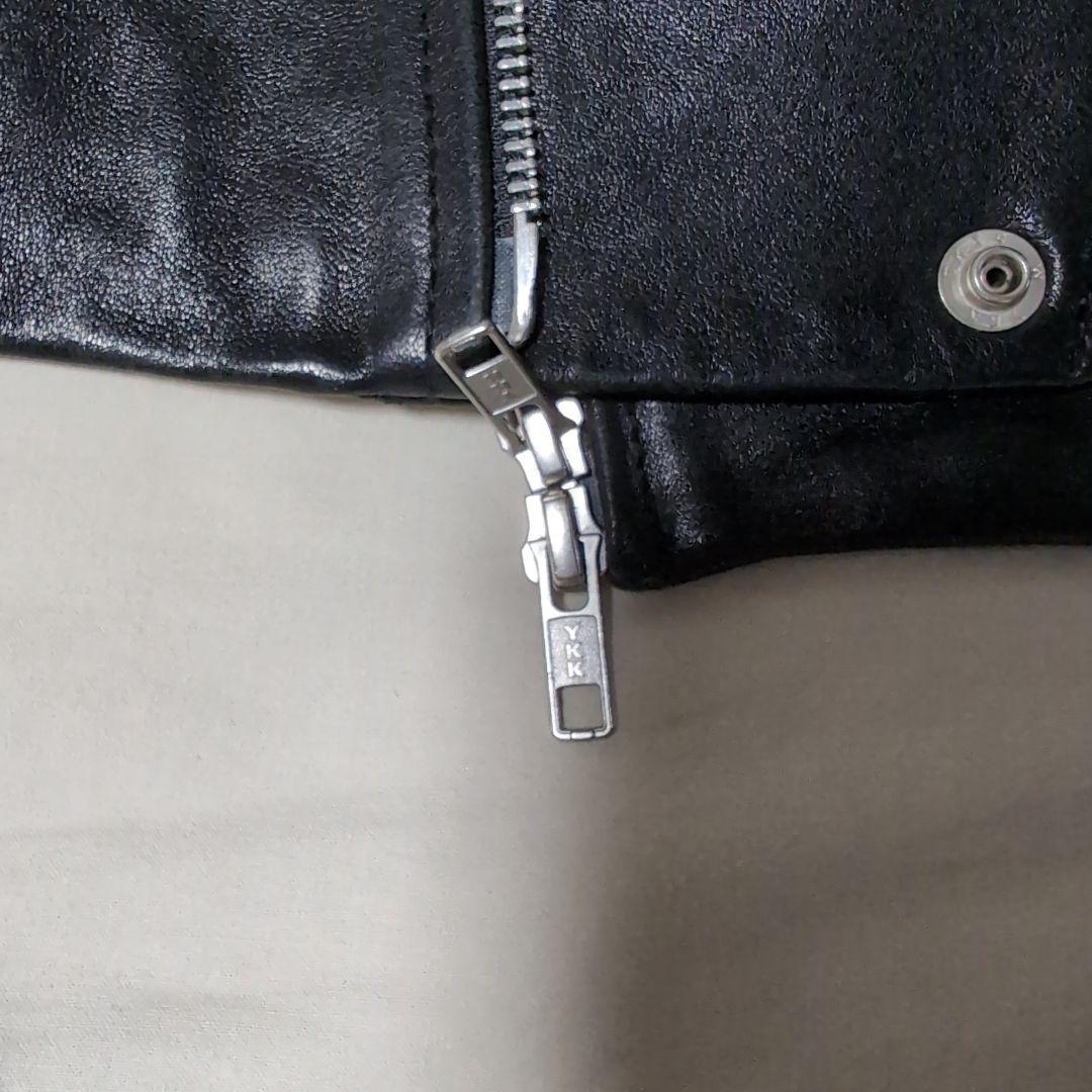 niko and . ニコアンド シープレザー ライダースジャケット Lサイズ