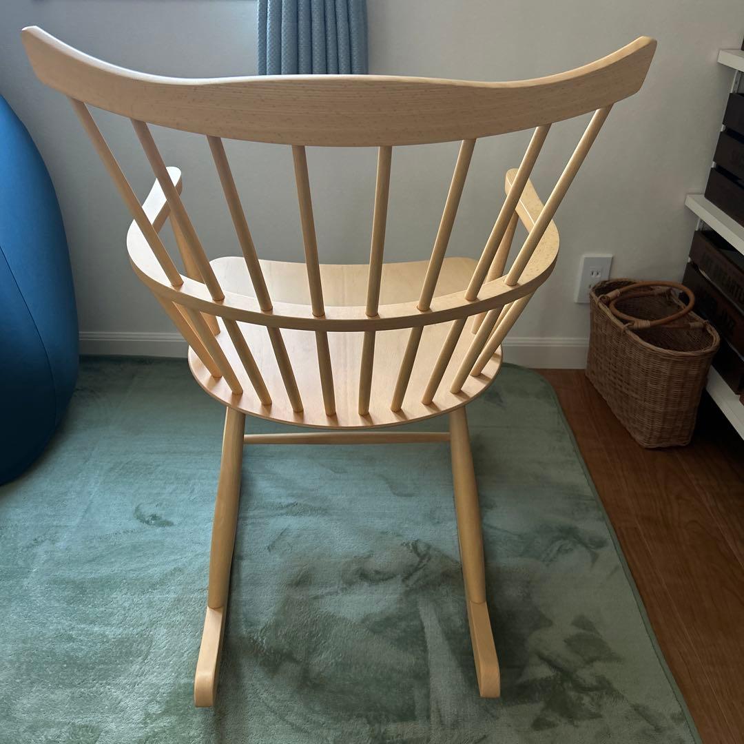 FDBモブラー デンマークデザイン J52G ロッキングチェア ナチュラル