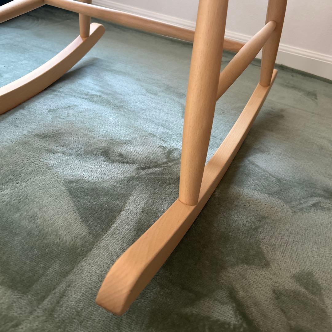 FDBモブラー デンマークデザイン J52G ロッキングチェア ナチュラル