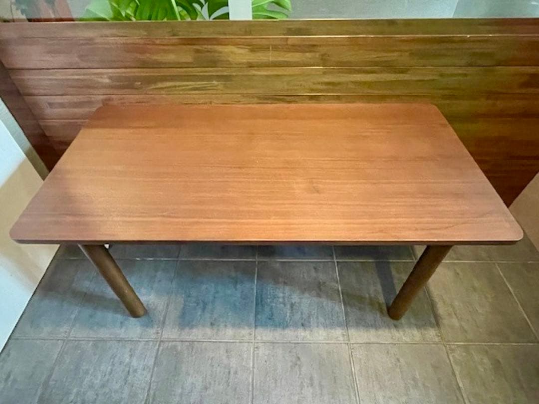 美品■MUJI/無印良品　木製ミドルテーブル　ウォールナット材/リビングテーブル