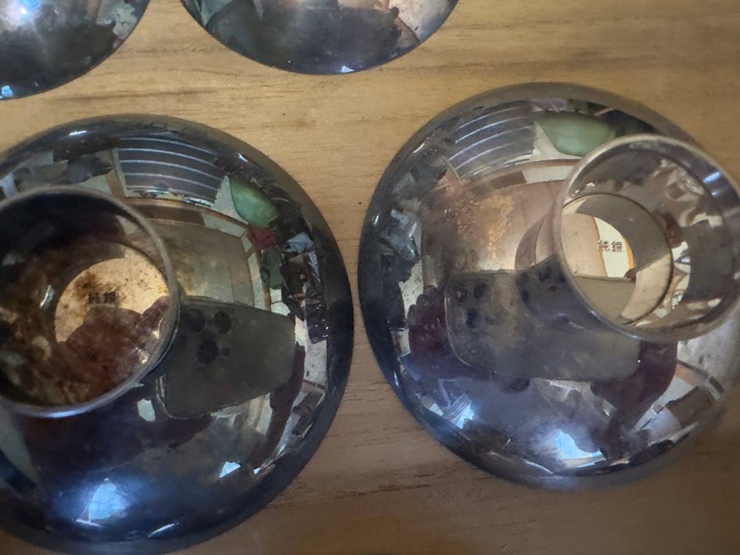 純銀杯　12点　合計580g