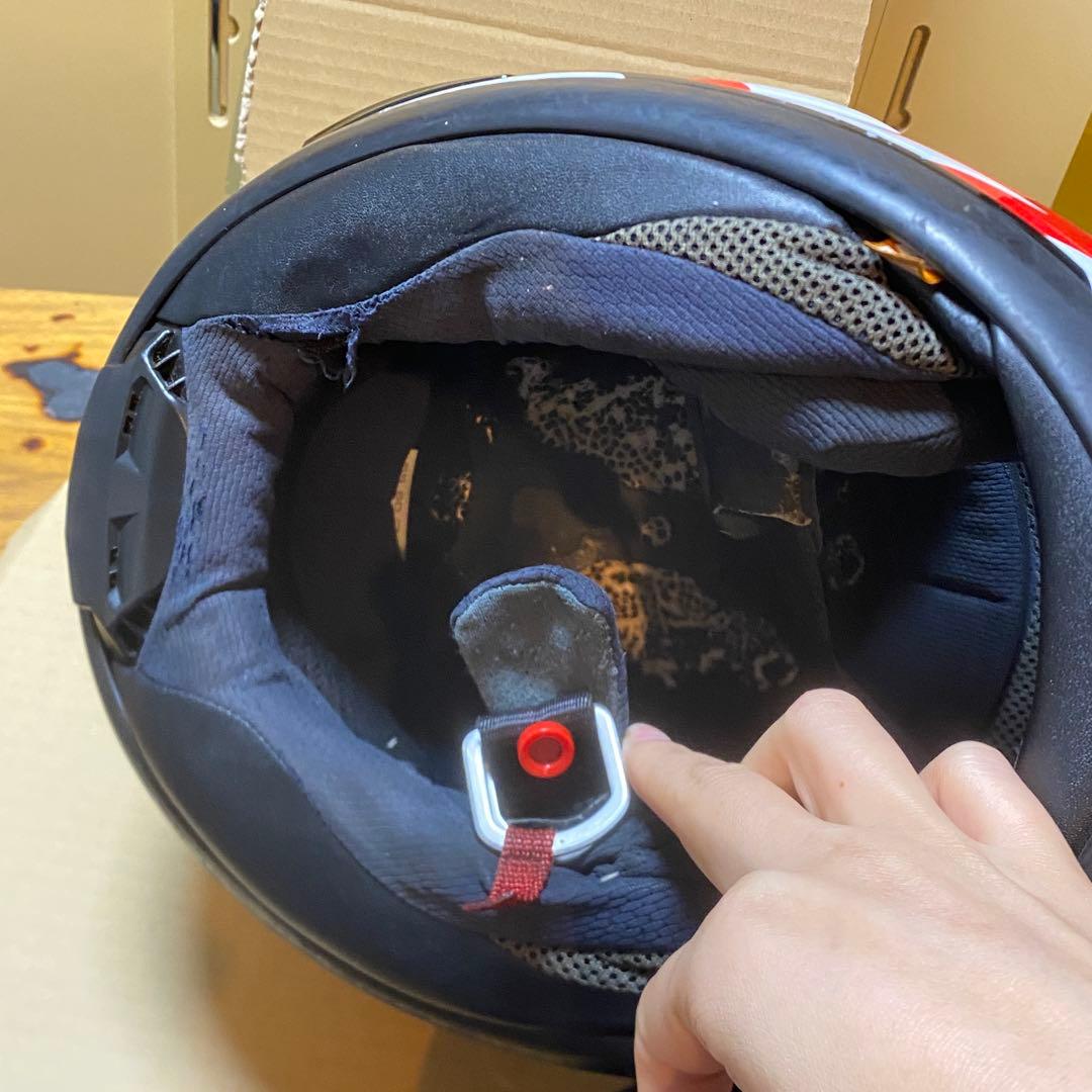 Arai RX-7X ステートメント白　バイク　ヘルメット