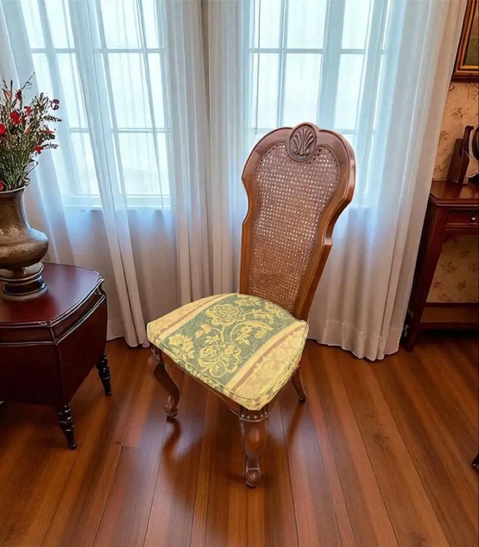 ダイニングチェア アンティーク　ロココ調　ドレッサー　在庫3