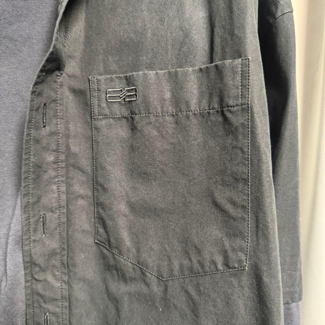 BALENCIAGA トロンプロイユ レイヤード シャツ BB ICON