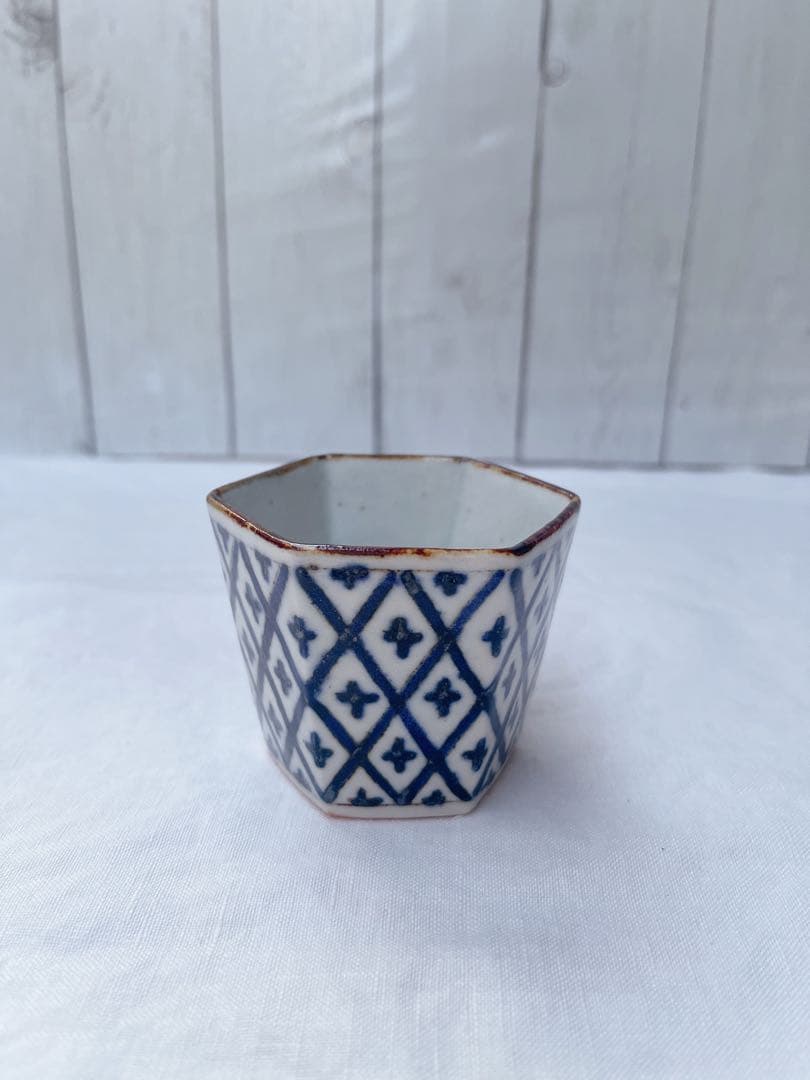 ＋　新品未使用品　高島大樹　六角猪口　＋