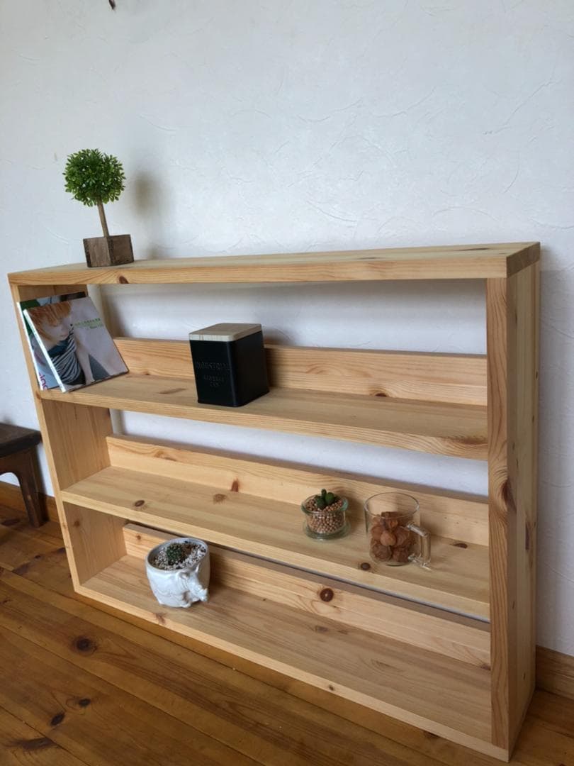 本棚★お気に入りの漫画本/文庫本が主役になる収納棚★職人が作る天然木家具