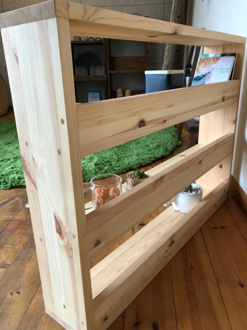 本棚★お気に入りの漫画本/文庫本が主役になる収納棚★職人が作る天然木家具