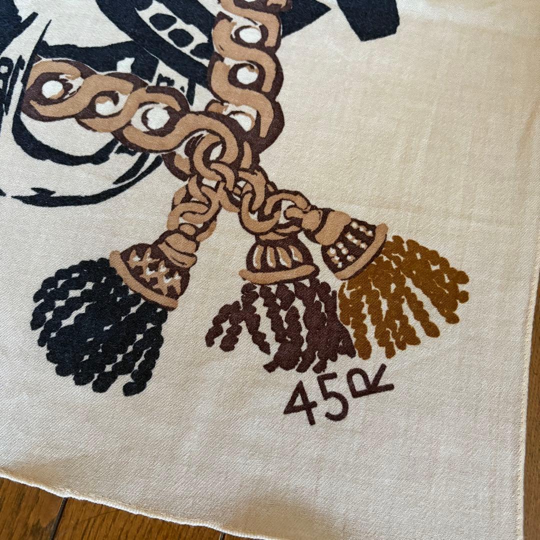 45R 大判ウールスカーフ