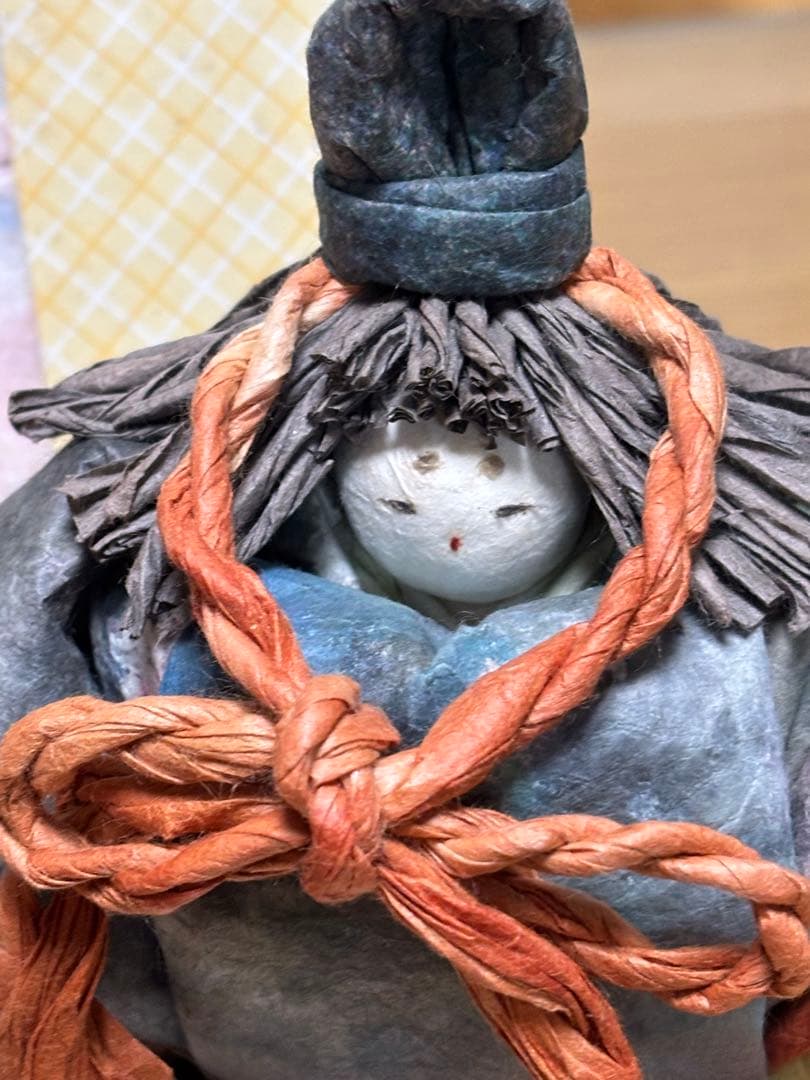 倭紙芸ひなび式和紙人形　わらび雛 　　　　　　　作家　加賀美和枝さんの作品