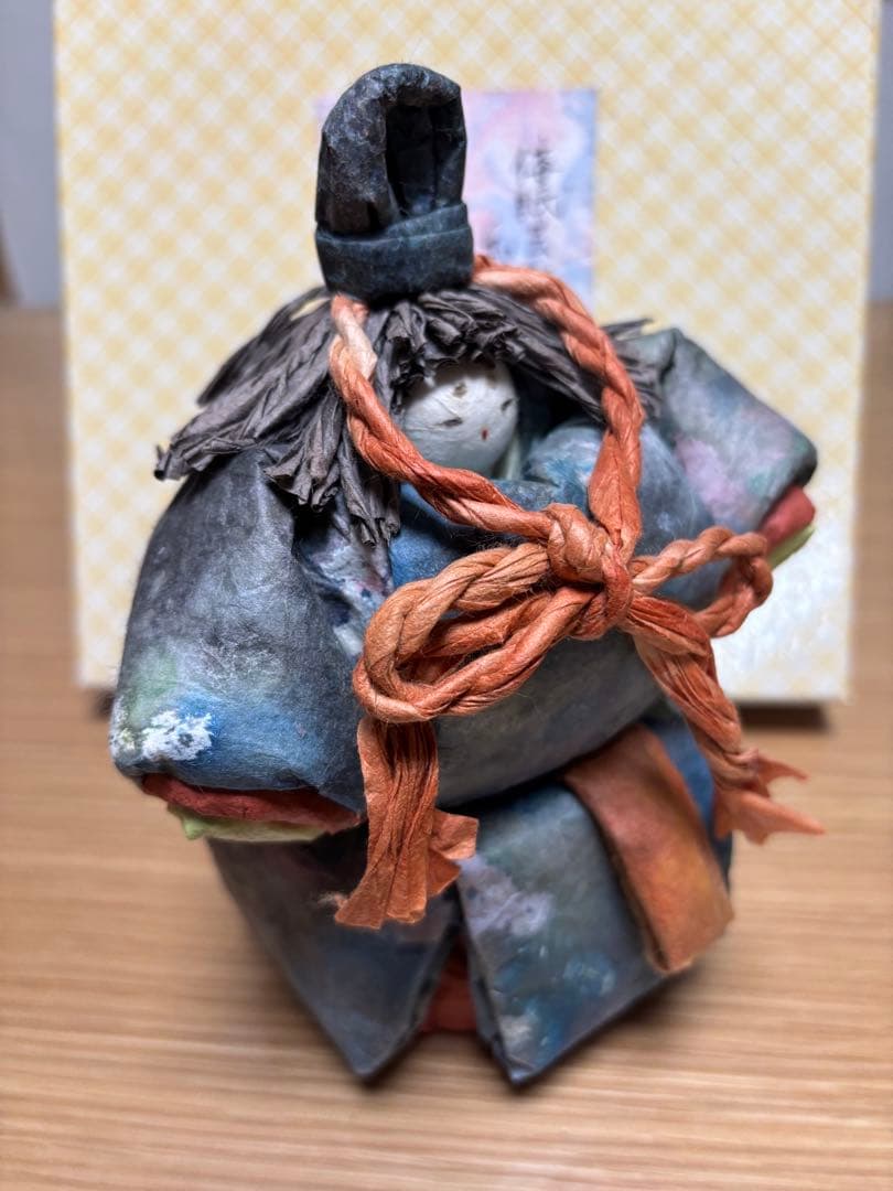 倭紙芸ひなび式和紙人形　わらび雛 　　　　　　　作家　加賀美和枝さんの作品