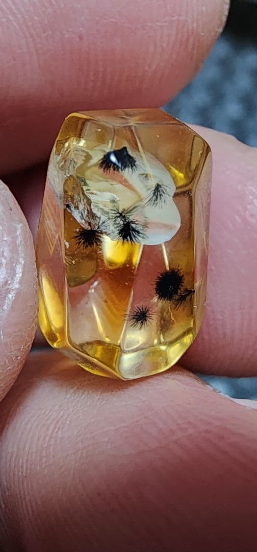 超レア●ホランダイト含有シトリン