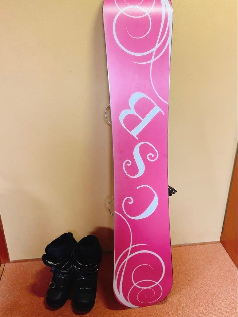 レディーススノーボード148cm ビンディング シューズ ケース　4点