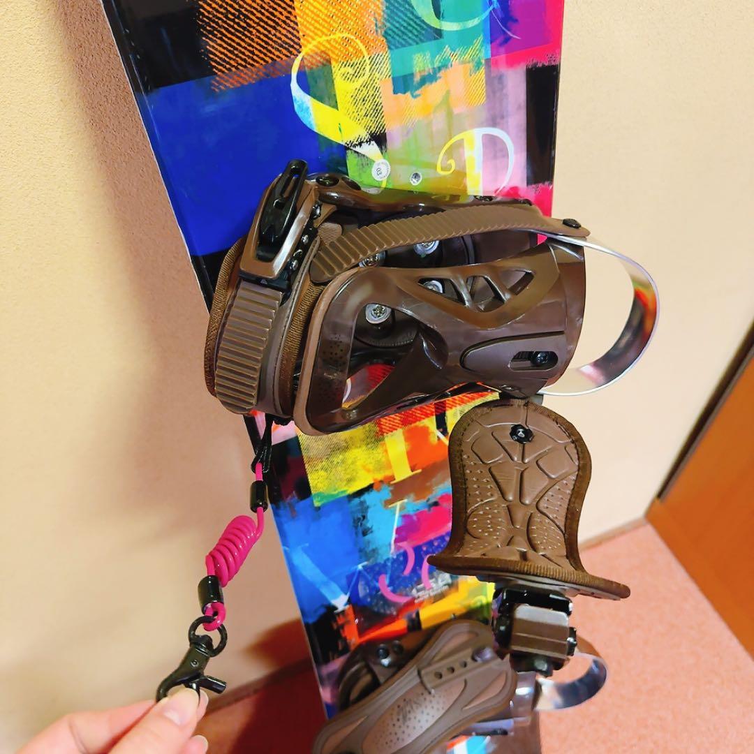 レディーススノーボード148cm ビンディング シューズ ケース　4点