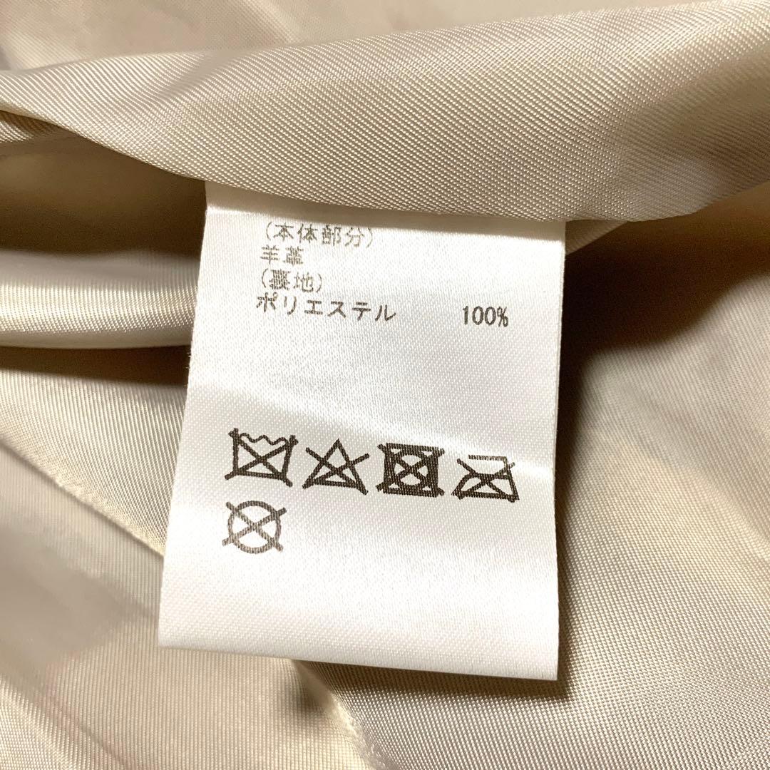 美品✨グレースコンチネンタル ライト レザー ブルゾン ドローコード フリル