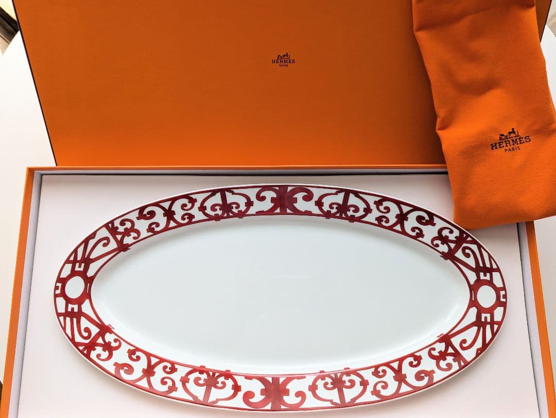 エルメス プレート オーバルプレート 大皿 超大皿 ガダルキヴィール