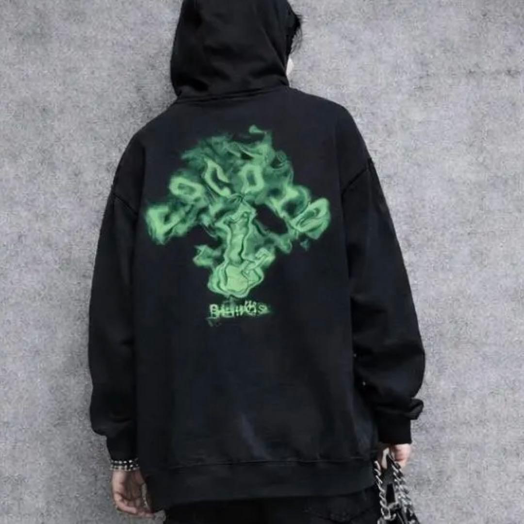 希少 スモーク XL COCOLO BLAND ココロブランド パーカー 黒