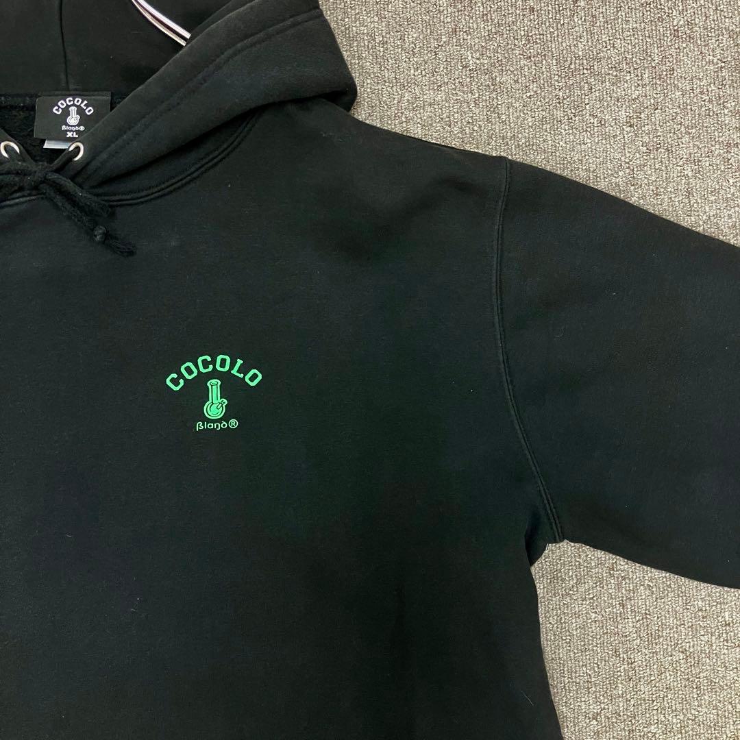 希少 スモーク XL COCOLO BLAND ココロブランド パーカー 黒