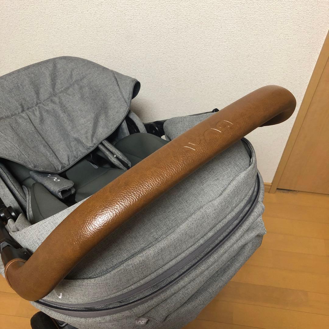 【本体美品】nuna ベビーカー ミックス ネクスト（グラナイト）グレー
