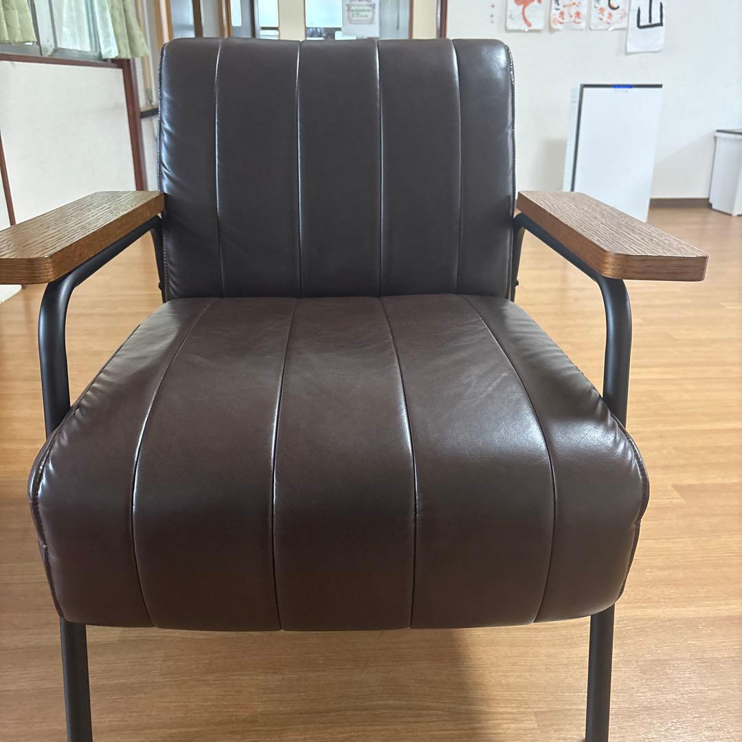 ニトリ　1人掛けソファ　合皮タイプ
