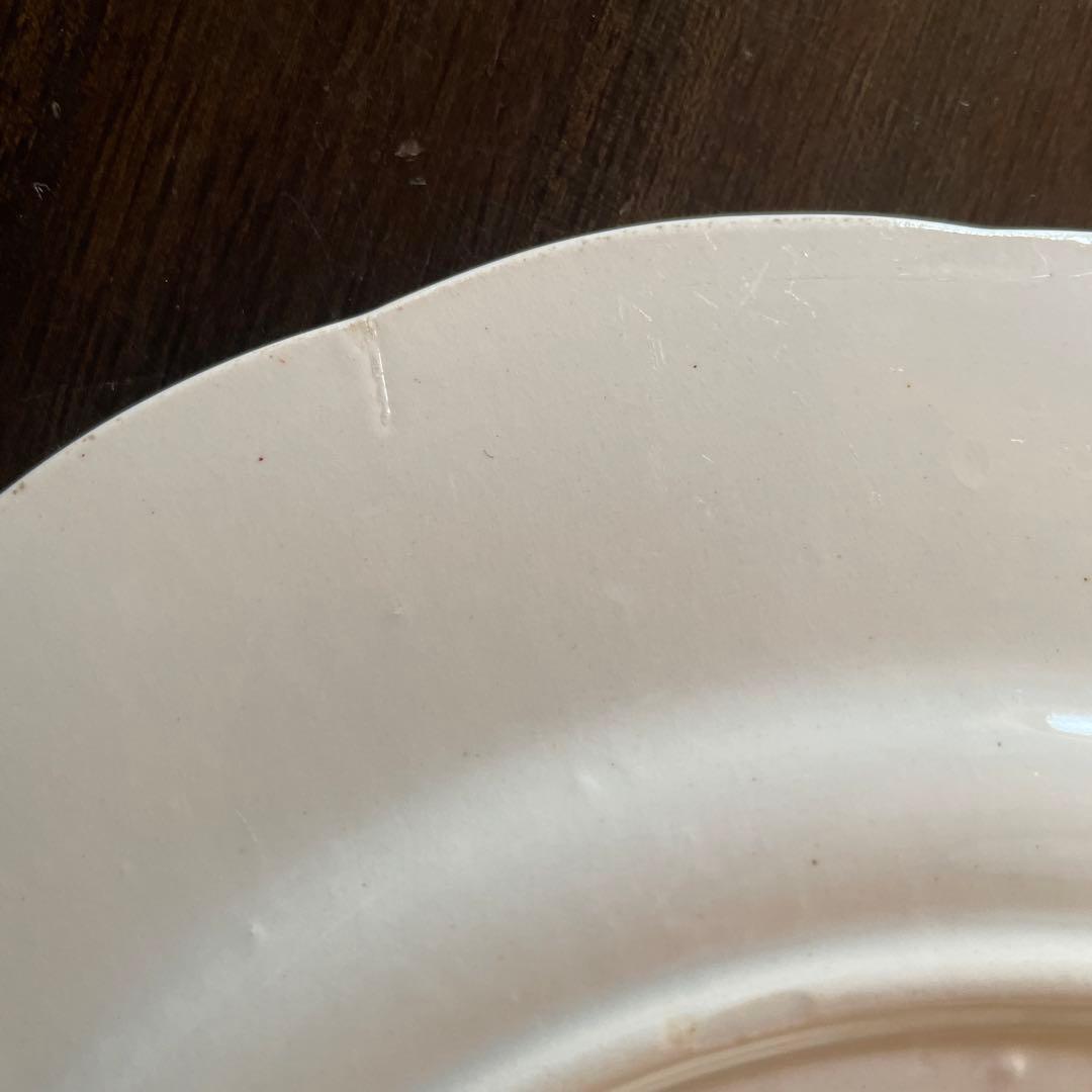 クレイユモントロー いちごデザートプレート　約21cm 2枚セット