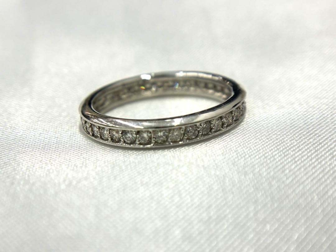 36:プラチナダイヤモンドフルエタニティリング　トータル0.5ct サイズ11号