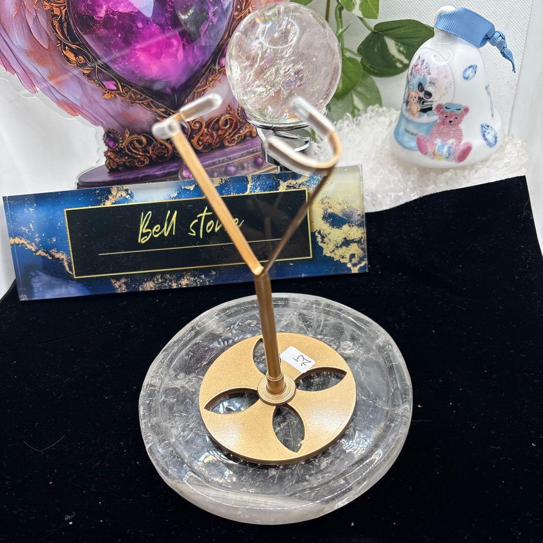 高品質 グリーン桜瑪瑙♡ピンク桜瑪瑙共生スフィアNo.1979